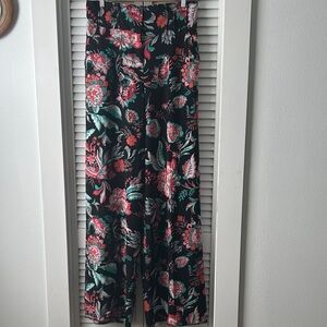 New York & Company Floral Wide-Leg Pants